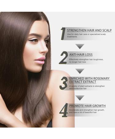 Hair Growth Serum Anti Hair Loss Hair Serum Rosemary Essential Oil With Ginseng And Castor Oil Extracts Repairs Hair Follicles Stronger Hair Hair Growth Oil for Women & Men 35ml - Buy Online on GoSupps.com