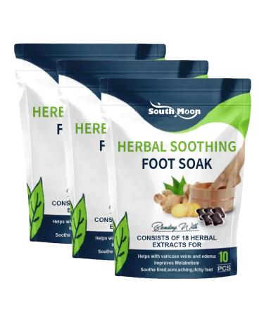 Herbal Soothing Foot Soak Herbal Detox Foot Soak Beads Herbal Detox Cleansing Foot Soak Beads Foot Care (30pcs/3Bag)