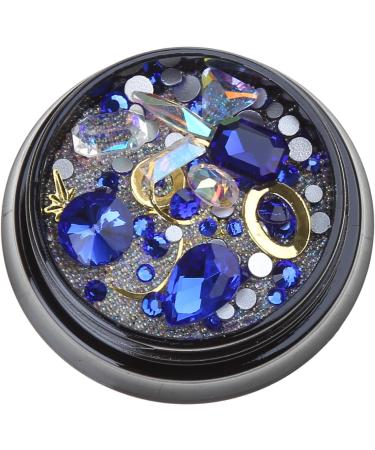 FEIlei Clear Crystal Nail Rhinestones 3D Nail Gems Nail Diamonds Metal Nail Studs - Buy Online on GoSupps.com