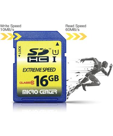 16GB Class 10 SDHC Flash Memory Card Standard Full Size SD Card USH-I U1 Trail Camera Memory Card by Micro Center (2 Pack) 16GB x 2 - Buy Online on GoSupps.com