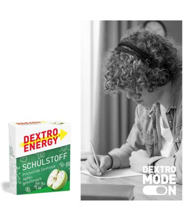 Dextro Energy School Apple 50g - Sparkling Glucose for Quick Energy Perfectly Portion 1 Pack - Buy Online on GoSupps.com