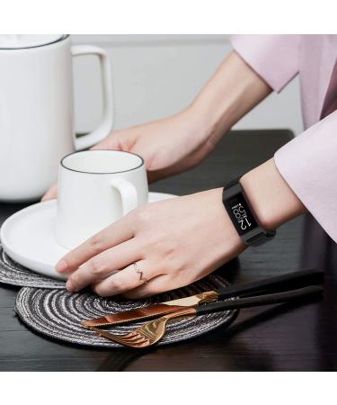 AVOD Nylon Watch Bands for Fitbit Charge 4/3/SE - Soft Breathable Replacement Strap in Dark Black - Buy Online on GoSupps.com