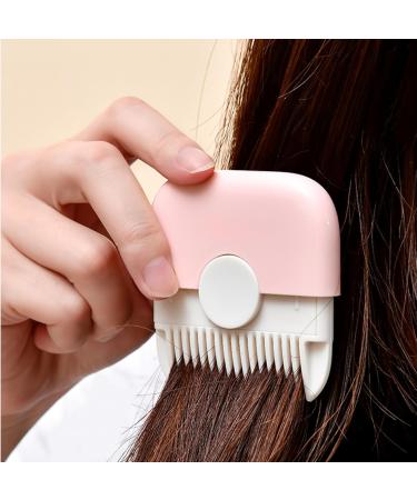 Split Ends Hair Trimmer for Women 2 in 1 Mini Split End Repair Hair Brush Detachable Dustproof Knob Adjustable Stainless Steel Slicer Hair Clipper Type 1 - Buy Online on GoSupps.com