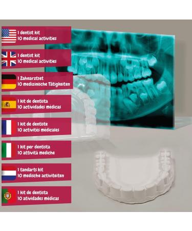 Science4you My First Dentist Toy - Children's Doctor's Case & Dentist Set for 5+ Years | 10 Fun Activities & Ideal Gifts for Kids - Buy Online on GoSupps.com