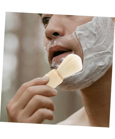 Minkissy Shaving Soap Brush - Neck & Face Hairdressing Brush for Men | Durable Plastic Gift for Grooming - Buy Online on GoSupps.com