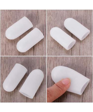 6 Pairs Silicone Gel Toe Caps - Toe Protectors for Blisters, Corns, Calluses - Toe Correctors & Straighteners - Buy Online on GoSupps.com