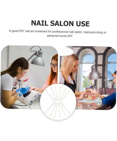 20pcs Nail Point Drill Pencil Nail Gem Picker Wax Pen Nail Dotting Nail Art Picker Diy Dotting Pen Nail Art Tools Special Nail Art Tool White Nail Sticker Drill 5d Wood Rhinestones - Buy Online on GoSupps.com