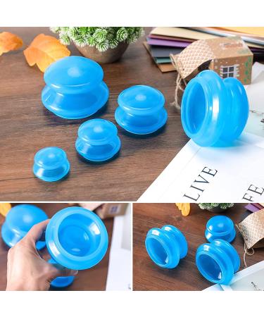 Silicone Cupping Therapy Set - Strong Suction for Myofascial Massage & Pain Relief - 4 Sizes, Professional & Home Use - Buy Online on GoSupps.com