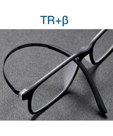 TR Titanium Reading Glasses for Men & Women - Lightweight Blue Light Blocking Eyeglasses 1.5x - Flexible & Stylish - Buy Online on GoSupps.com