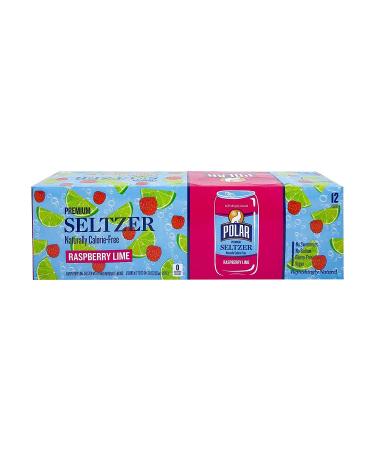 Polar Seltzer Raspberry Lime 12 fl oz - Pack of 12 | Refreshing Sparkling Water - Buy Online on GoSupps.com