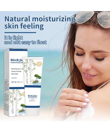 Korean Sunscreen - Birch Juice Moisturizing Sun Cream for All Skin Types | Hydrating Face Sunscreen & Skin Care for Men & Women - Buy Online on GoSupps.com