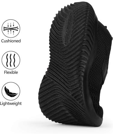 DREAM PAIRS Kids Breathable Tennis Running Shoes - Black Monochrome | Size 6 Big Kid - Buy Online on GoSupps.com