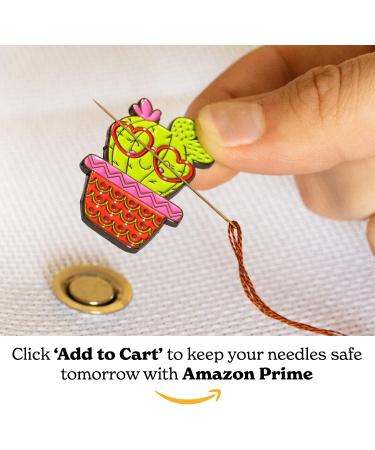 Magnetic Needle Minder 4 Pack - Hedgehog Fox Unicorn Cactus - Sewing & Embroidery Kit - Buy Online on GoSupps.com