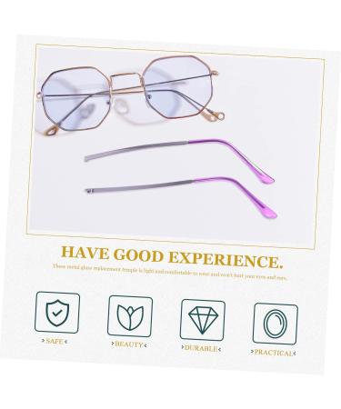 Buy Healeeved Universal Glasses Accessories - Replacement Parts for Sunglasses & Over Glasses - 2 Pairs Lila Schnapps - Optimized for Comfort & Style - Buy Online on GoSupps.com