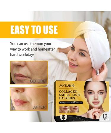 Facial patches with fine lines laugh lines care patch for laugh lines at the corner of the mouth skin firming care Miake - Buy Online on GoSupps.com