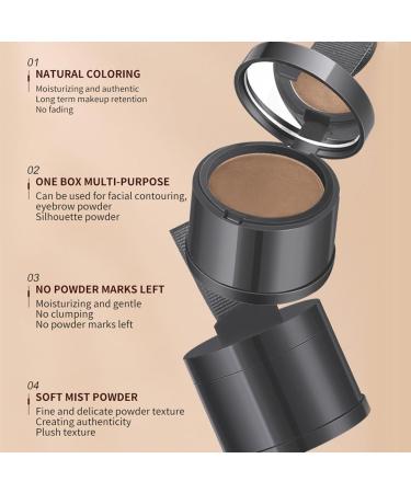 2Pcs Root Touch Up Powder Hairline Powder for Women Dark Brown & Light Brown Hair Loss Concealer Water & Sweat Resistant Hairline Powder for Thinning Women Men Hair Volume Powder Root Cover Up Hair P - Buy Online on GoSupps.com