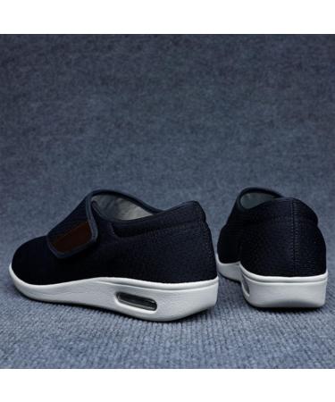 JCJNSL Diabetic Slippers | Adjustable Closure Orthopedic Footwear | Memory Foam | Easy Close | Extra Wide | Blue | 36 - Buy Online on GoSupps.com