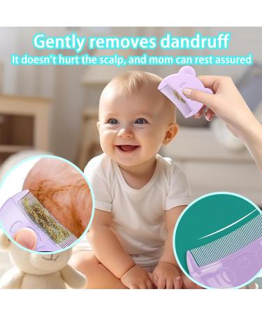 3-Piece Baby Brush Set | Silicone Hair Brush & Oval/Flower Shampoo Brushes for Newborns | International Shipping - Buy Online on GoSupps.com
