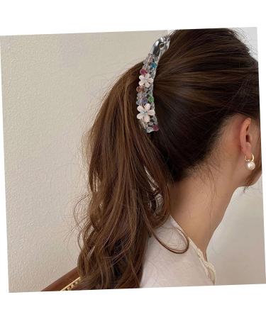 Beaupretty Hair Curl Clips Accessories rhinestone clip rhinestone barrettes clips for volume Party clip Date clip white clips 80s accessories for women rhinestone banana clips Banana - Buy Online on GoSupps.com