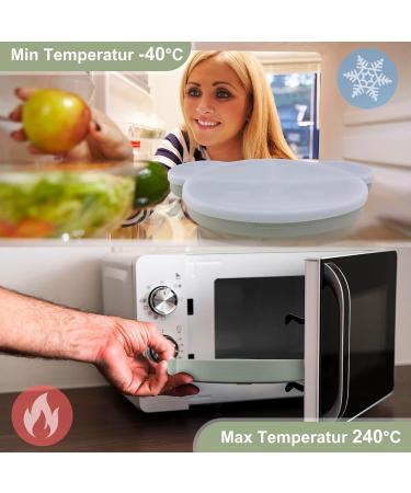 Suction Silicone Baby Plate with Lid, Spoon & Divided Sections - BPA Free & Dishwasher Safe - Toddler Self Feeding Dinnerware Set in Light Green - Buy Online on GoSupps.com