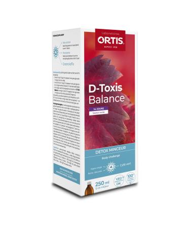 Ortis - D-Toxis Cherry Balance 250 ml - Slimming Detox - Food Supplement to Remove Accumulated Fat - Diet Aid - 100% Natural Green Coffee