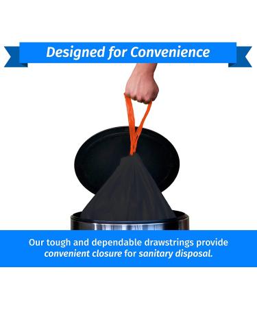 Reli 33 Gallon Trash Bags Drawstring - 150 Count, Black | Heavy Duty Garbage Bags - Large 33 Gal Capacity - Buy Online on GoSupps.com