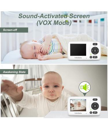 Hello Baby Monitor with Camera and Audio | 1000ft Long Range Video Monitor | Night Vision, VOX Mode | Portable 2.4 Screen | Baby Safety Camera, Plug & Play - Buy Online on GoSupps.com