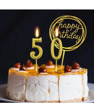 IBLESSU 10-Pieces Number Birthday Candles - Happy Birthday Cake Candles Number 0-9 Glitter Cake Topper Decoration for Birthday Party Anniversary Kids Adults (Gold) - Buy Online on GoSupps.com