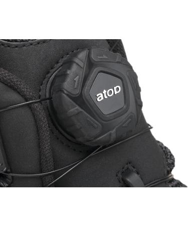 Whitewoods Unisex 802 XC Cross Country Ski Boots Black/Yellow 42 | Weatherproof & Breathable Adventure Touring Boots - Buy Online on GoSupps.com