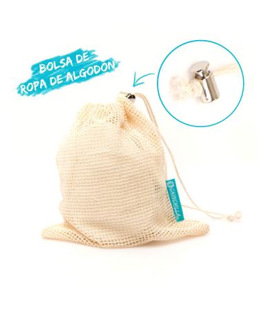 Chinchilla Washamm Septic Pads - Reusable Bamboo Cotton Makeup Remover & Facial Cleaning Pads (10 Pack) - Sustainable Plastic-Free Includes Washing Bag - Buy Online on GoSupps.com