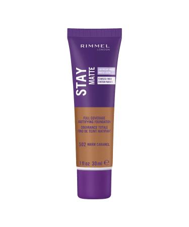 Rimmel Stay Matte Foundation  Warm Caramel  1 Fluid Ounce Warm Caramel 1 Fl Oz (Pack of 1)