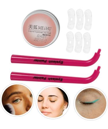 Gogogmee 1 Set Eye Makeup Aid Lower Eyelash Stamps Cosmetics Eyelashes Stamps Lower Eyelash Makeup Tool Eye Makeup Tool Eyelash Stencils Reusable Eyelash Stamps Eyelash Guide Diphenylene 12.00X3.50X2.50CM - Buy Online on GoSupps.com
