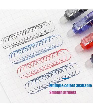 Multi-Color Erasable Gel Pens Erasable Pens Multicolor Retractable Fine Point Erasable Pens Clicker Make Mistakes Disappear (PVC in Box) - Buy Online on GoSupps.com