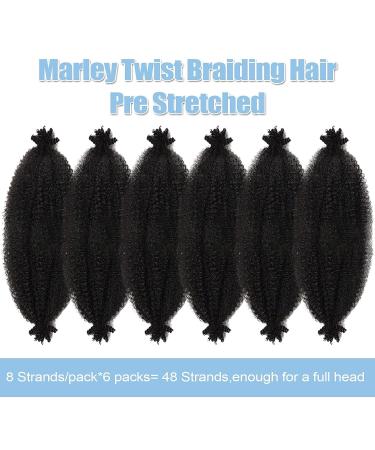 Marley Twist Braiding Hair 12 Inch - Ideal for Faux Locs, Passion Twist, Butterfly Locs - Afro Kinky Curly Hair Extensions - Buy Online on GoSupps.com