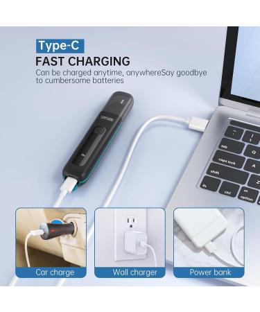 Seesoon Nose Hair Trimmer for Men - 2024 Professional Painless Waterproof Ear Hair Trimmer | USB Rechargeable Dual Edge Blades Easy Cleaning - Shop Now - Buy Online on GoSupps.com
