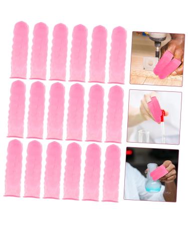 100pcs Nitrile Anti-Static Finger Cots - Protective Finger Sleeves for Electronics - Latex-Free Pink Covers | 6.5x2.5cm - Buy Online on GoSupps.com
