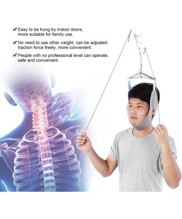 SH-RUIDU Cervical Vertebrae Traction Kit | Adjustable Neck Bandage for Pain Relief & Spine Decompression - Buy Online on GoSupps.com