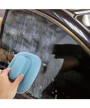 Alipis Handheld Screen Window Brush 2 in 1 Minimalist Japanese Style Ash and Dirt Brush Cleaner Portable Dry and Wet Cleaning Brush Window Cleaning Tools Grey - Buy Online on GoSupps.com