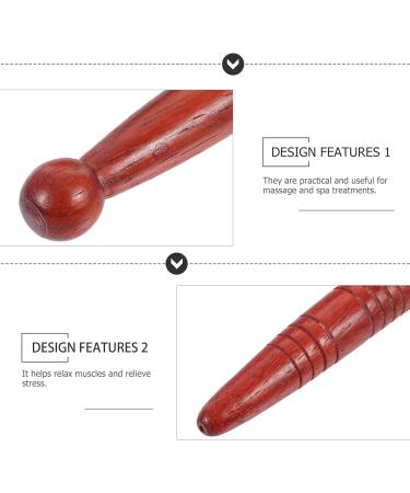 Traditional Thai Reflex Zone Massage Tool - Wooden Small Stick for Hand Head & Foot Relief - Buy Online on GoSupps.com