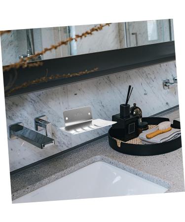 Ciieeo Bathroom Soap Holder Soap Dish Holder Shower Soap Holder Soap Dish with Drain Vacuum Soap Dish Draining Soap Hanging Soap Holder Shower Soap Dish Wall-mounted Xiaozaowang Silver 12.6x8.4x3cm - Buy Online on GoSupps.com