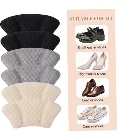 6 Pairs Anti-Wear Heel Patch & Grips - Cushioned Heel Protectors for Loose Shoes - Comfort & Safety for Big Shoes - Buy Online on GoSupps.com