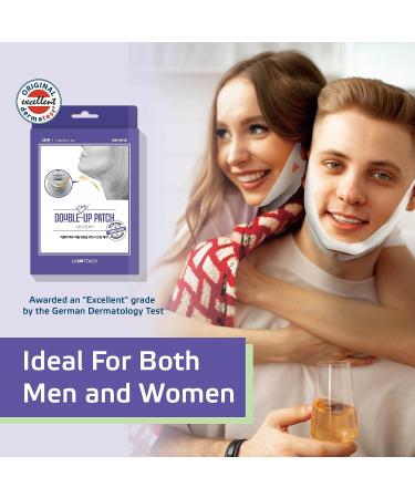 Labottach Double Chin Reducer & Neck Wrinkle Patches - 4 pcs | Collagen, Ceramide & Hyaluronic Acid | Hydrating Firming Mask for Instant Face Lift - Korean Skincare - Buy Online on GoSupps.com