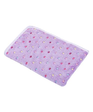 Tuduz cat dog puppy ceiling soft pet bed cushions warm sleeping mat for puppy rabbits heating pillows for shoulder (purple s) purple small