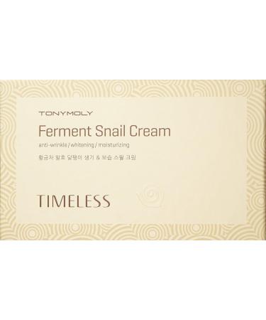 TONYMOLY Timeless Ferment Snail Cream 10.4 oz - Hydrating Skincare (1 Pack) - Buy Online on GoSupps.com