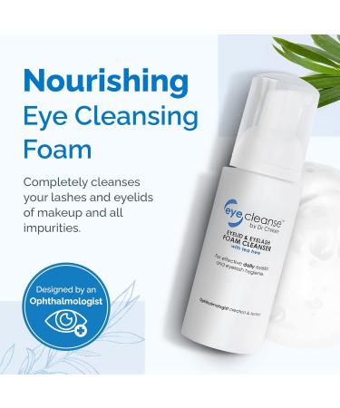 All-in-One Eyelid & Eyelash Cleanser for Extensions | EyeCleanse Tea Tree Oil Kit | 100 ml Essential for Tired Eyes | International Shipping Available - Buy Online on GoSupps.com