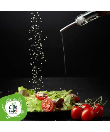 Organic Cold Pressed Sesame Oil 250ml - Pure Natural Food Oil for Cooking Massage & Ayurveda - Buy Online on GoSupps.com