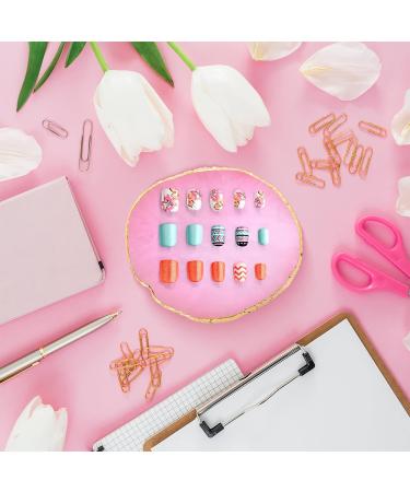 Sibba Resin Nail Art Palette - Golden Edge Heart Shape Mixing Plate for Nail Polish - Cosmetic Display Board - Buy Online on GoSupps.com