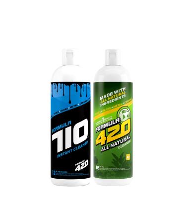 This is a 2 Pack Bundle Pack of 1 Bottle Formula 710 Instant Cleaner 12oz & 1 Bottle Formula 420 All Natural Cleaner 16oz. The Best Glass Cleaner on The Market Hands Down.