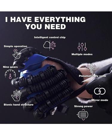Rehabilitation Robot Gloves Finger Straightening Brace Guard for Stroke Hemiplegia Hand Function Recovery Relief Finger Cramps Right X-Large - Buy Online on GoSupps.com