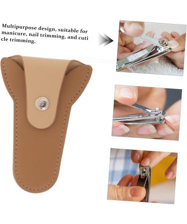 minkissy Pedicure Scissor Bag Nail Clippers Cosmetic Storage Rack Manicure Holder Storage Bags Scissor Pouch Bag Dead Skin Leather Nail Scissor - Buy Online on GoSupps.com